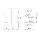 Motor circuit breaker 1,6-2,5A 0,75kW TGV2-07 Tracon