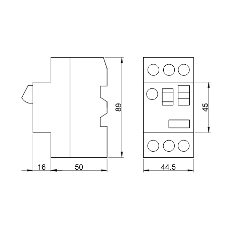 Motor circuit breaker 20-25A 11kW TGV2-22 Tracon