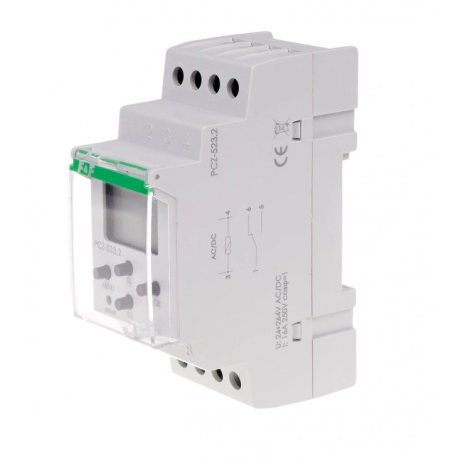 16A pulse school timer PCZ-523 F&F