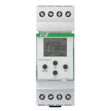 Zegar astronomiczny cyfrowy 2-kanał. PCZ-526 F&F