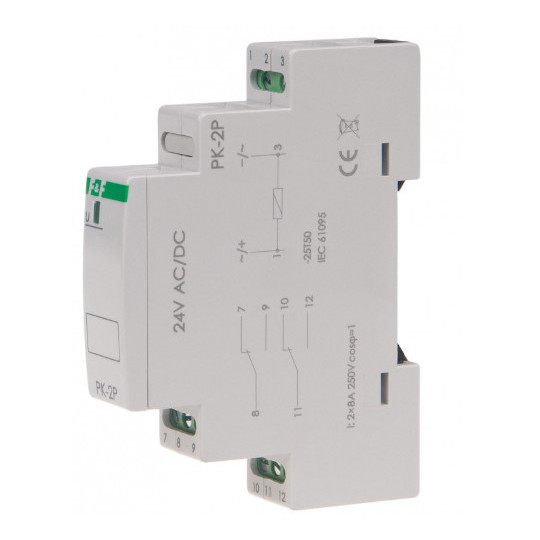 PK-2P24V 2P 8A F&amp;F electromagnetic relay