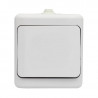 Bryza single switch 1804-01 white IP44 Kos