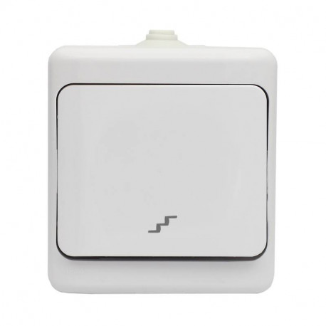 Breeze poed stair switch 1804-06 white IP44 Kos