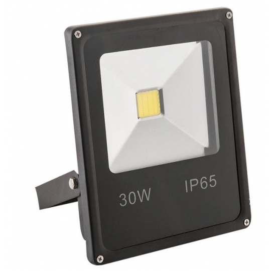 LED slim 30W 6000K black GREEN / E-E floodlight