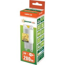 LED bulb G9 2.5W 230V warm WW Spectrum