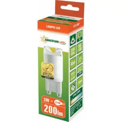 Żarówka LED G9 2,5W 230V ciepła WW Spectrum