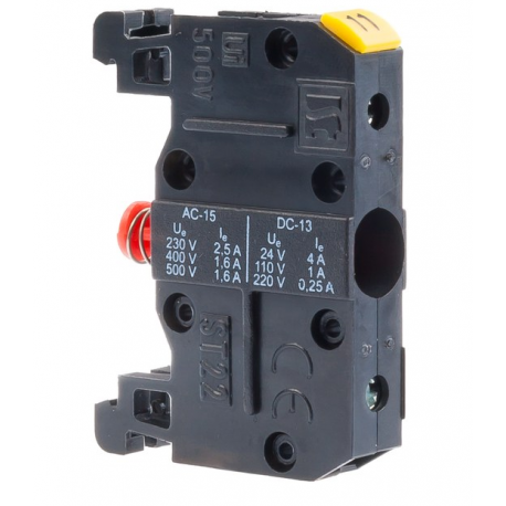 Auxiliary contact 1R front mount ST221-1 red SPAMEL