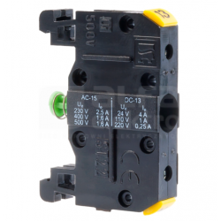 Auxiliary contact 1Z front mount ST2210-1 green SPAMEL