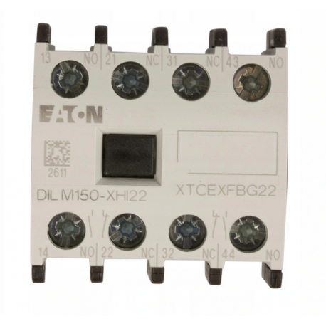 Front auxiliary contact 2Z/2R DILM150-XHI22 EATON