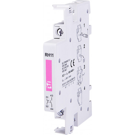 Auxiliary contact RH11 1Z/1R for R25,R40,R63 ETI