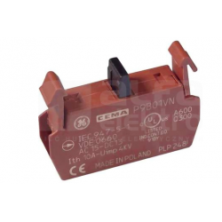Auxiliary contact block for 1R frame P9B01VN 187001 GE