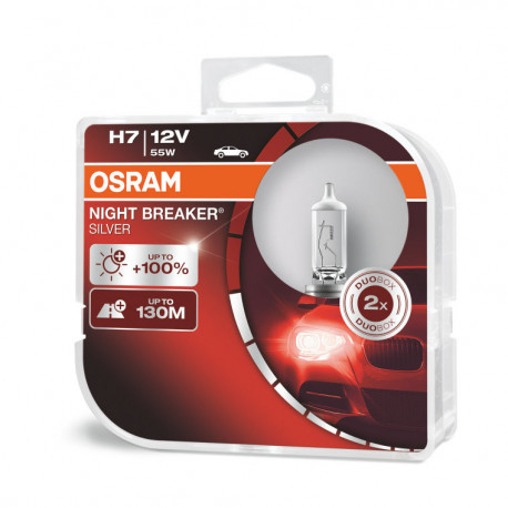 Żarówka H7 12V 55W Night Breaker Silver OSRAM 2szt