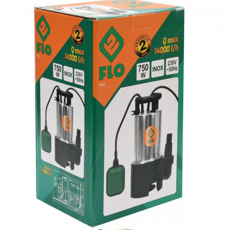 Pompa zanurzeniowa do brudnej wody INOX 750W 79790 Flo