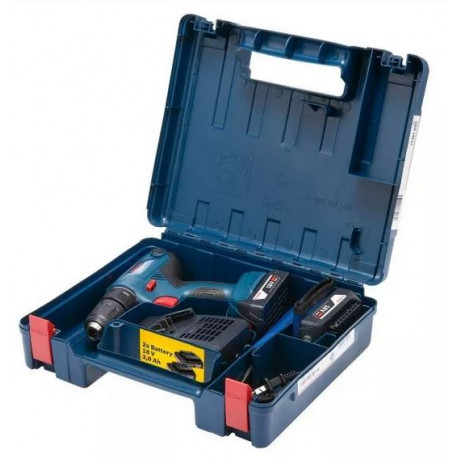 GSR 180-LI 18V 2x2.0Ah screwdriver BOSCH case