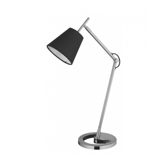 Lampka biurkowa LILY E14 czarny/srebrny ZEXT