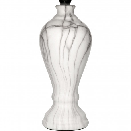 Lampka stołowa IDRA biała klosz beżowy E14 Vitalux