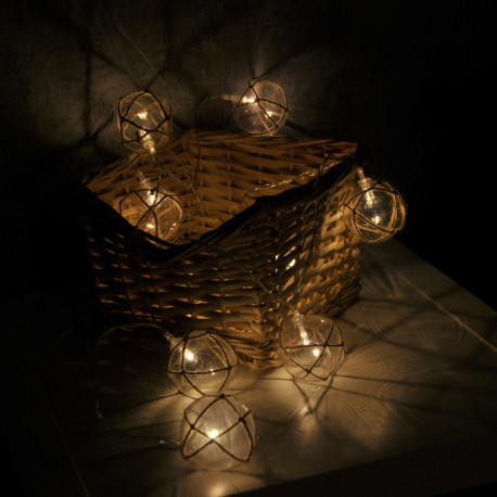 LED garland AHNE with 2xAA batteries 312938 Polux