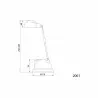 Desk lamp SX065 red 12V/20W na230V ZEXT