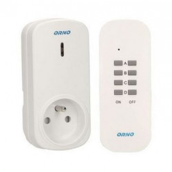 Gniazdo sterowane pilotem bezpiecznikiem 1+1 OR-GB-420 Orno