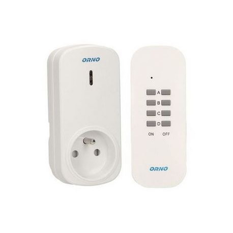 Socket controlled by remote control with 1+1 fuse OR-GB-420 Orno