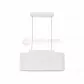 BOAT S ceiling pendant lamp over table white 6623