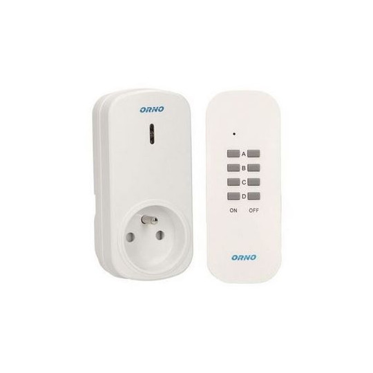 Wireless remote control sockets 2+1 OR-GB-418 Orno