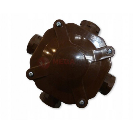 Hermetic box A.0036C black large IP67 5x6 Pawbol