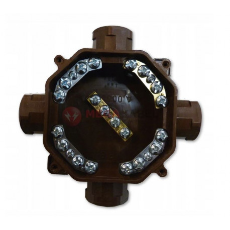 Hermetic box A.0036C black large IP67 5x6 Pawbol