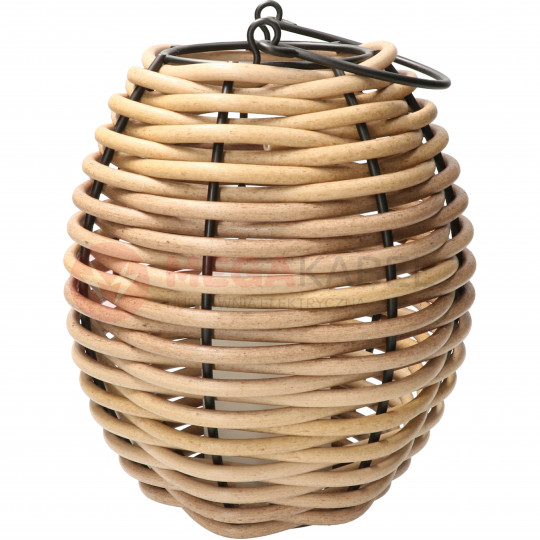 Lampa lampion boho RATTAN BASKET S świeca HK-729-52 MK