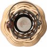 Lampa lampion boho RATTAN BASKET S świeca HK-729-52 MK