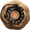 Lampa lampion boho RATTAN BASKET S świeca HK-729-52 MK