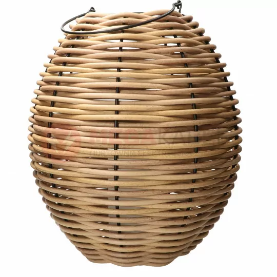 Lampa lampion boho RATTAN BASKET L świeca HK-729-54 MK