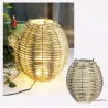 Lampa lampion boho RATTAN BASKET L świeca HK-729-54 MK