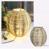 Lampa lampion boho RATTAN BASKET S świeca HK-729-52 MK