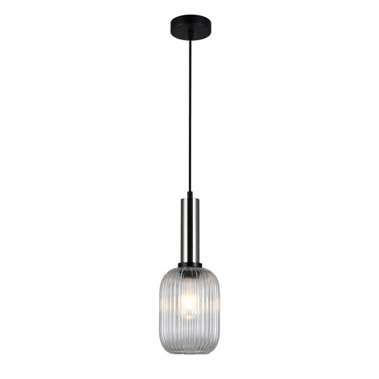 ANTIOLA pendant lamp PND-5588-1M-SC+CL E27 ITALUX