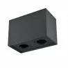 Lampa sufitowa HADAR Q2 czarna 2xGU10 313140 Polux
