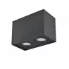 Lampa sufitowa HADAR Q2 czarna 2xGU10 313140 Polux