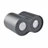 Lampa sufitowa HADAR R2 czarna 2xGU10 313164 Polux