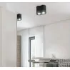 Lampa sufitowa HADAR R2 czarna 2xGU10 313164 Polux