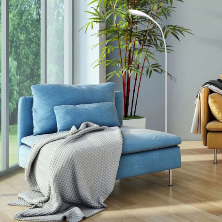 Lampa podłogowa LED SWAN biała 6,5W 306043 Polux