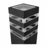 TEKSAS 316165 E27 graphite garden wall lamp by Polux
