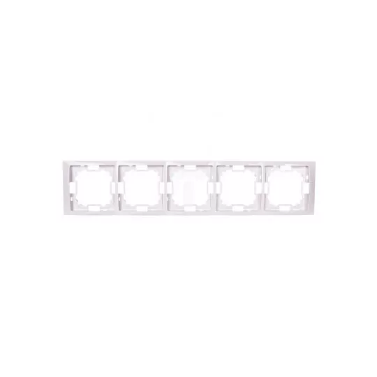 Simon Basic Neos 5gang frame BMRC5/11 white SIMON