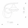 TESALLI I G9 crystal glass wall sconce lamp 4650