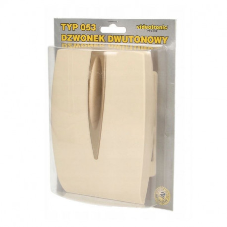 Dzwonek Gong 230V OR-DP-VD-146/BG beżowy Orno