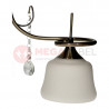 RODEZ-3 antique brass 3xE27 ceiling lamp Vitalux