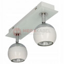Lampa MATT-2R W/CH white-chrome GU10 2x50W Vitalux