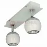 Lampa MATT-2R W/CH white-chrome aGU10 2x50W Vitalux