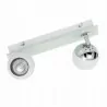 Lampa MATT-2R W/CH white-chrome aGU10 2x50W Vitalux