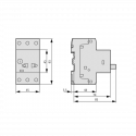 Motor circuit breaker 2.5A-4A 1.5 kW PKZM01-4 Eaton