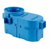 Puszka podtynkowa podwójna 60mm głęboka niebieska SE2x60G 34159203 SIMET